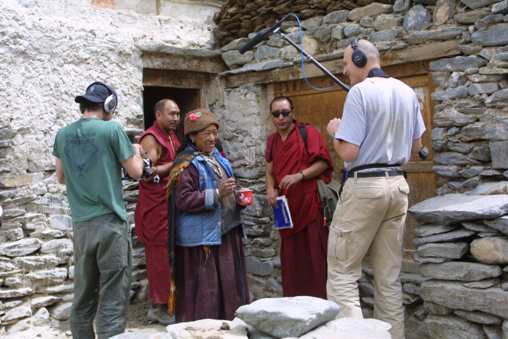 Behind the scenes photo