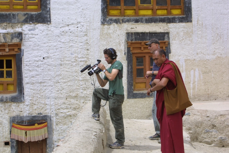 Behind the scenes photo